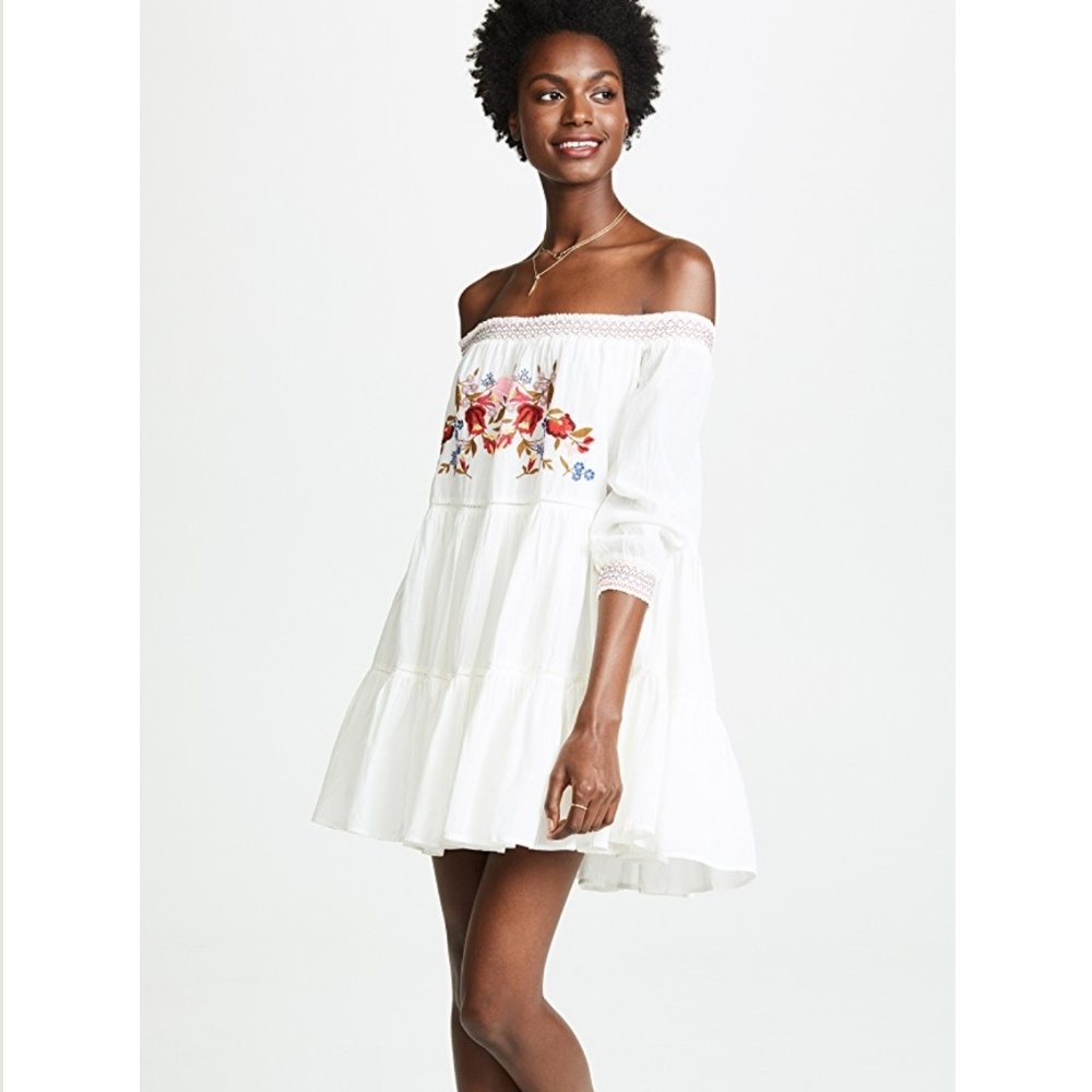Free People | Sunbeams Embroidered Mini Dress - Picture 3 of 7